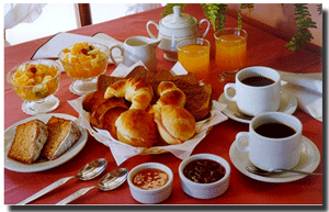 desayuno de trabajo ejecutivo.